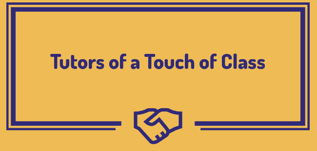 Home 10 Tutors of a touch of class